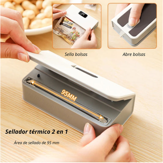 Mini sellador térmico de bolsas de plástico