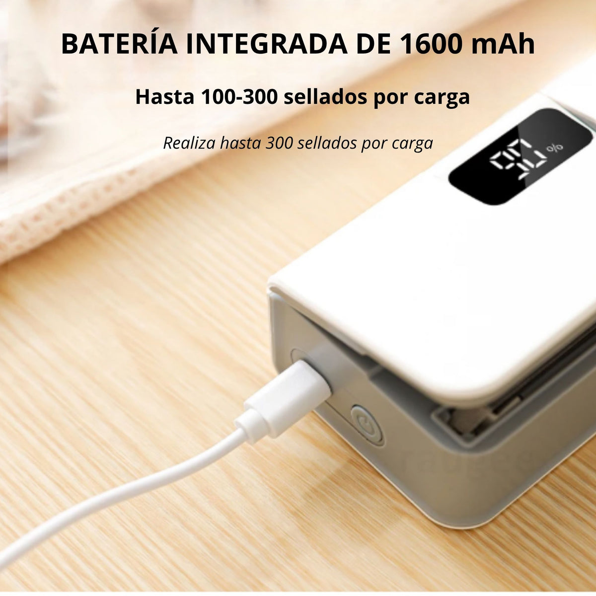 Mini sellador térmico de bolsas de plástico