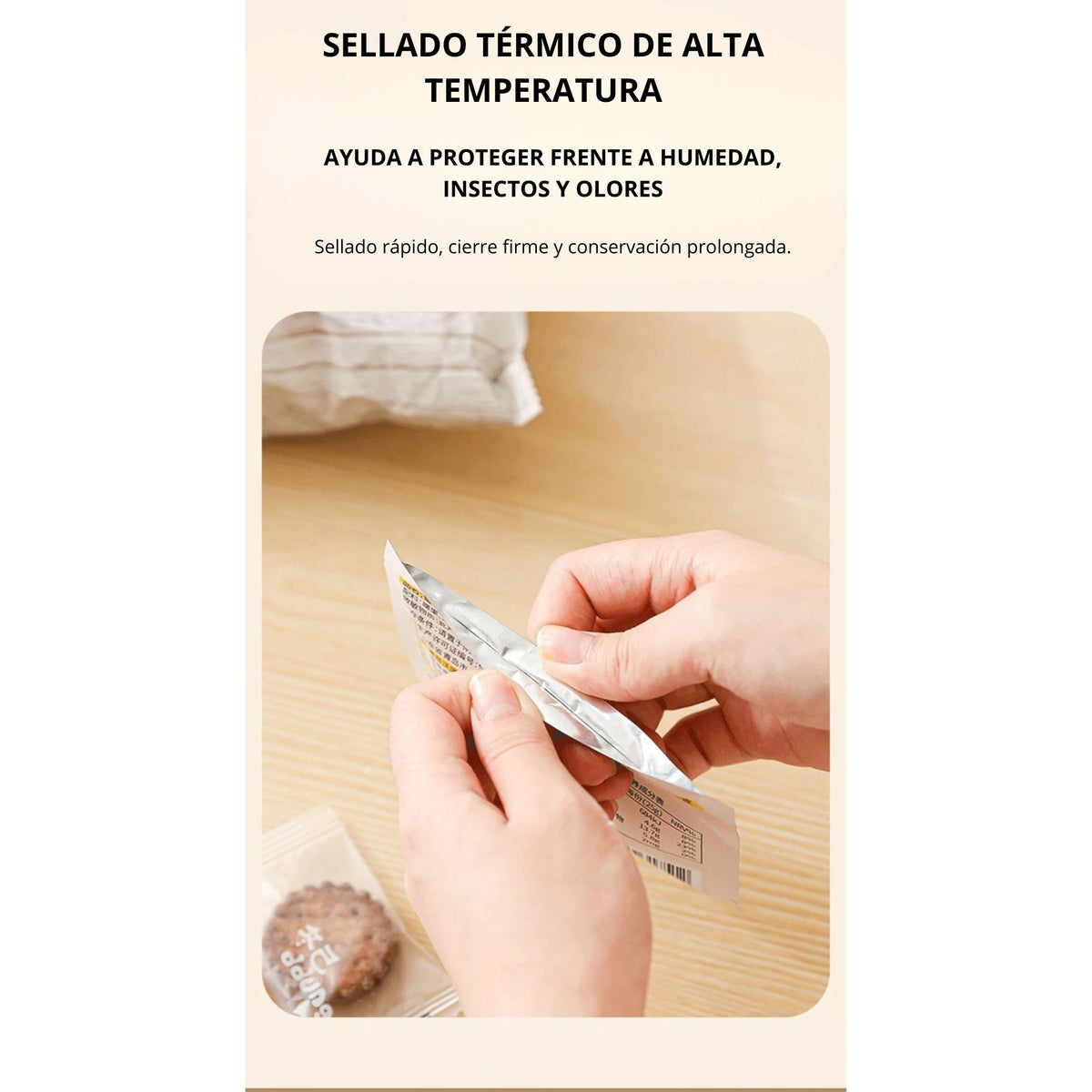 Mini sellador térmico de bolsas de plástico