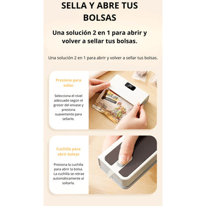 Mini sellador térmico de bolsas de plástico